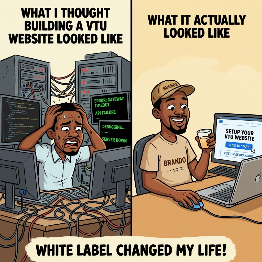 VTU website builder meme